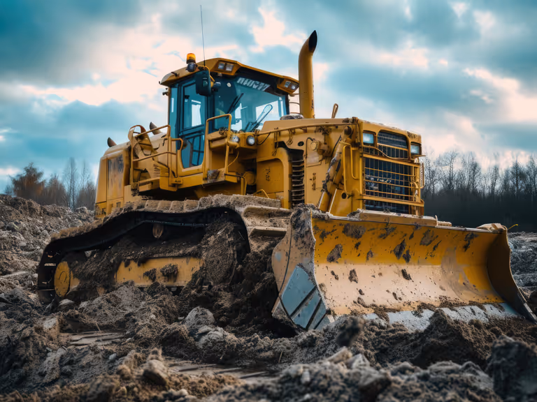 Heavy Machinery Used Construction Industry Engineering